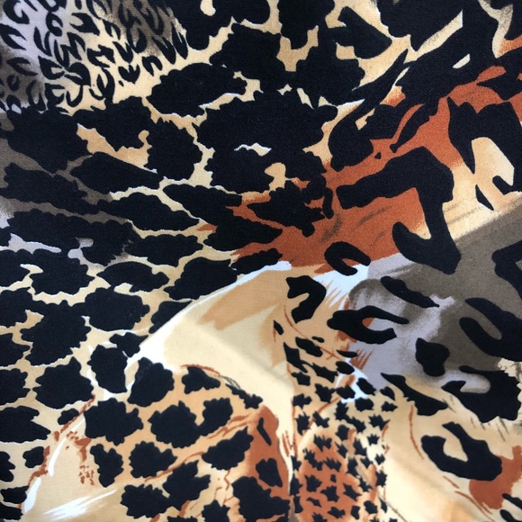 Vintage Adrianne Vittadini Leopard Cosmetic Case - Picture 4 of 6